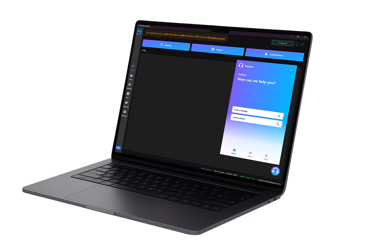 Скриншот интерфейса MultiLaunchess